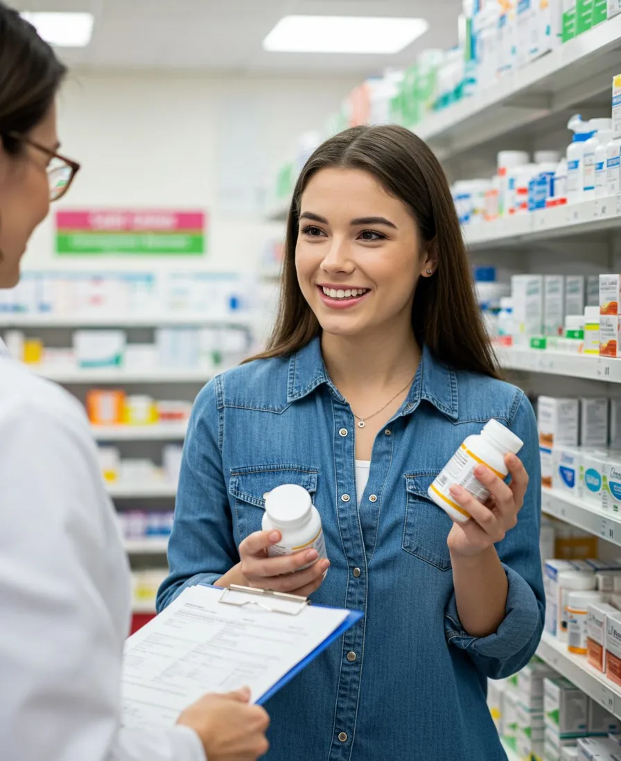 happy patient visiting Aston Pharmacy