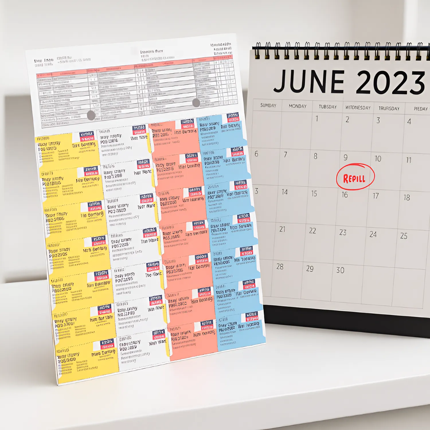 Customer completing rental process at Aston Pharmacy.